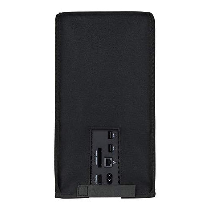 PlayVital Black Nylon Dust Cover for Xbox Series X Console, Soft Neat Lining Dust Guard, Anti Scratch Waterproof Cover Sleeve for Xbox Series X Console - color: Black