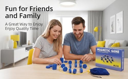 Magnet Chess Game Magnet Game with String, Puzzle Strategy Games for Easter Basket Stuffers Family Games Night & Party & Birthday & Christmas, Game Collections, Gaming Tops