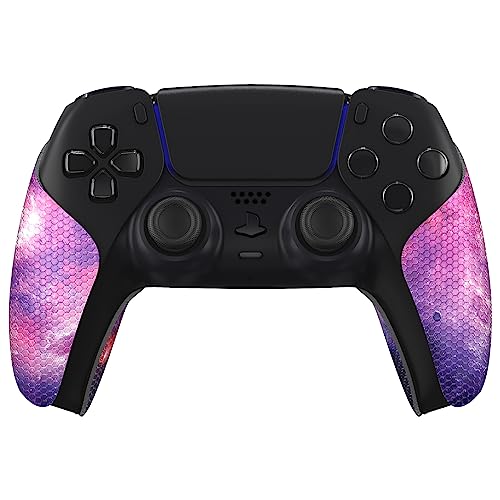 eXtremeRate PlayVital Anti-Skid Sweat-Absorbent Controller Grip for ps5, Professional Textured Soft Rubber Pads Handle Grips for ps5 Controller - Nebula Galaxy - color: Nebula Galaxy