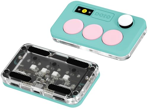 KEEBMONKEY DOIO Sayo OSU Rapid Trigger Hall Effect Keyboard with Joystick and Screen, CNC Aluminum RGB One Handed Macro Pad for Rhythm Games,USB-C Custom Programmable keypad (Mint(3 Key)) - style: Mint(3 Key)