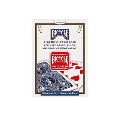 Bicycle Rider Back Playing Cards 12 Pack Poker Size Standard Index | Air Cushion Finish for smooth shuffling, Made in USA, 6 red and 6 blue decks, Ideal for poker and blackjack - size: Poker Size, 12 Pack