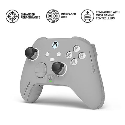 SCUF Control Thumbstick Grips - 4 Pack with 2 Bases - Tactic - Joystick Thumb Grips For Xbox One and Xbox Series X & S, PS4, PS5, Nintendo Switch Pro Controller - Blue - color: Blue, size: 4 Pack, style: Tactic