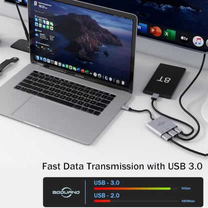 Switch Dock 4K@60Hz TV Adapter Portable TV Docking usbc to hdmi Station for Switch 1/ OLED/Steam Deck/3 in 1 100W PD / USB3.0 / HDMI2.0 Type c Hub
