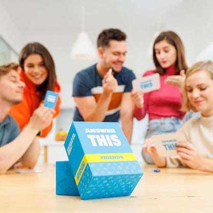 Answer This - Friends - How Well Do You Know Your Family & Friends? - Fun Party Card Game for Teens & Adults - Great Conversation Starter - color: Friends