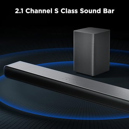 TCL S55H 2.1 Sound Bar with Wireless Subwoofer for Smart TV | Dolby Atmos DTS:X Auto Room Calibration| 220W Power Wireless Bluetooth Home Theater Audio | App Control & Remote Control | Latest Model - style: Soundbar + Subwoofer