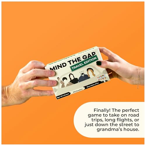 Spin Master Games, SolidRoots Mind The Gap Travel Edition, A Trivia Game for All Generations, Road Trip Fun on The Go, 2-12 Players, for Ages 10 & Up - color: Mind the Gap-travel Edition