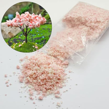 Cayway Tree Powder Model, Mixed Color Simulation Tree Powder, Simulation Flower Modelling Powder, DIY Model Trees Basing Material Kit for Building Model Railway Fairy Garden Diorama Scenery - style: Style B