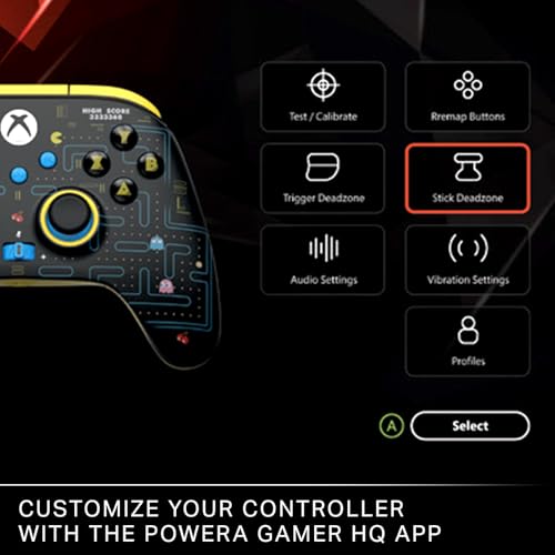 PowerA Wireless Controller for Xbox Series X|S - PAC-MAN SE, hall effect thumbsticks, low latency wireless, officially licensed, works with Xbox One and Windows 10/11 - color: PAC-MAN Special Edition