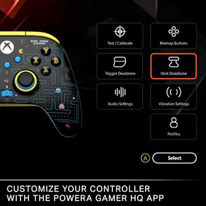 PowerA Wireless Controller for Xbox Series X|S - PAC-MAN SE, hall effect thumbsticks, low latency wireless, officially licensed, works with Xbox One and Windows 10/11 - color: PAC-MAN Special Edition