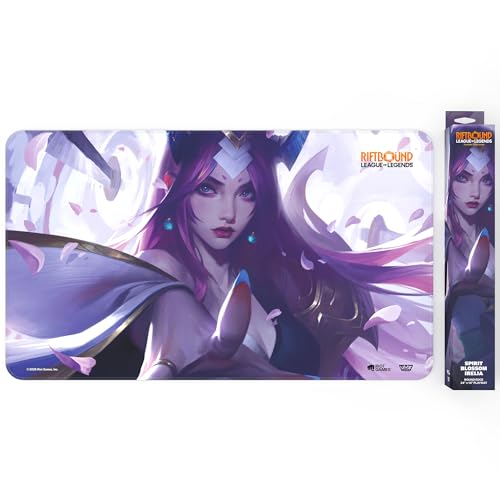 Riftbound: League of Legends - Playmat: Irelia -TCG Spiritforged Spirit Blossom, 24x14, Neoprene, Character Art, Tabletop Trading Card Game Accessory - style: Irelia