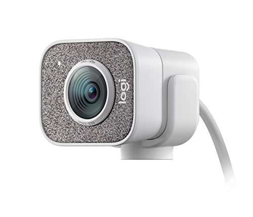 Logitech StreamCam - Webcam for Live Streaming on YouTube and Twitch, Full HD 1080p at 60fps, USB-C Connection, Facial Tracking, Autofocus, Vertical Videos, Light Grey | Full HD 1080p at 60fps, USB-C Connection, Facial Tracking, Autofocus, Vertical Videos