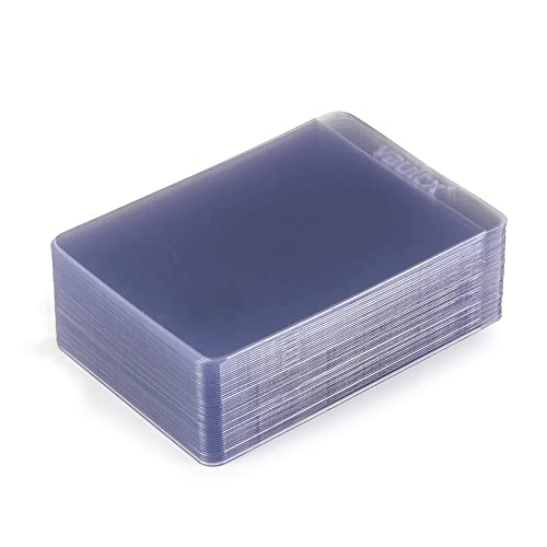 Vault X Semi-Rigid Trading Card Holders (50 Pack), Hard Sleeves for Trading Card Grading Submissions, Card Protectors - size: 50 Pack