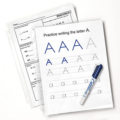 Avery Clear Standard Weight Sheet Protectors, 8.5" x 11", Top Load, 500 Total Page Protectors (75530) - color: Clear, style: 500 Pack