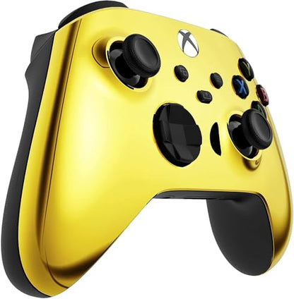Custom Controllerzz Wireless Controller for Microsoft Xbox Series X/S & Xbox One - Custom Soft Touch Feel - Custom Xbox Series X/S Controller (X/S Gold) - color: X/S Gold