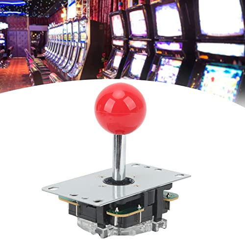 Joystick, High Sensitivity Light Resilience Game Fighting Stick Small Shaking Distance for Game Console(Red) [video game] [video game]