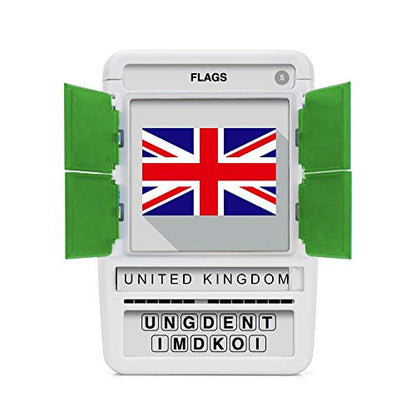 Flags of The World Travel Game - Learn 100 Country Flags | Flash Cards with Slide Reveal Case | Geography Card Game, Gift, Stocking Stuffer | for Kids and Adults | Ages 6+ - style: Flags of the World
