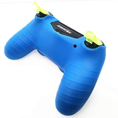 Ps4 Controller Skin Silicone Case Grip Glow in Dark Protective Cover for PS4/slim/Pro Dualshock 4 Controller(Glow Royal Blue) - color: Glow Royal Blue
