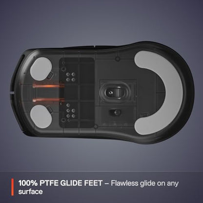 SteelSeries Rival 3 Wireless Gen 2 Gaming Mouse — 2.4GHz and Bluetooth — 18000 DPI TrueMove Air Optical Sensor — 60 Million Click Durability — Light-Weight — 100% PTFE Feet — Black | TrueMove Air 18K Sensor with Quantum 2.0 Wireless and 60M clicks for gam
