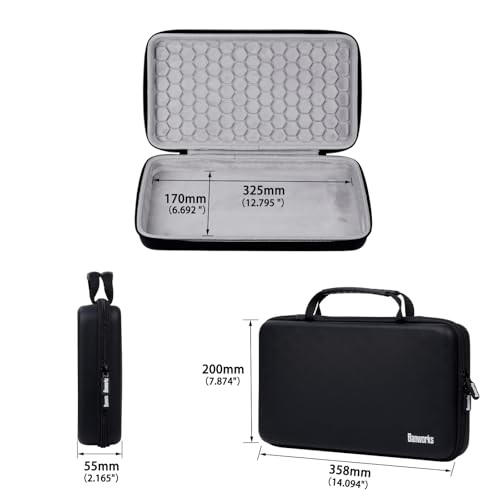 Banworks PU Hardshell Case Custom Fit for Behringer EDGE/Crave/Spice, Analog Percussion/Semi-Modular/Hybrid Synthesizer Storage Case Performance Controller Bag JT/HCQSNB-06 (Case Only, 1 Piece) - size: For Behringer EDGE/Crave/Spice