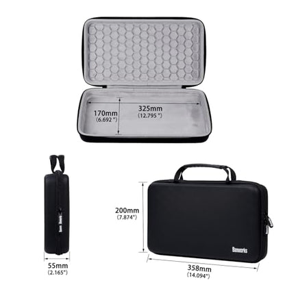 Banworks PU Hardshell Case Custom Fit for Behringer EDGE/Crave/Spice, Analog Percussion/Semi-Modular/Hybrid Synthesizer Storage Case Performance Controller Bag JT/HCQSNB-06 (Case Only, 1 Piece) - size: For Behringer EDGE/Crave/Spice