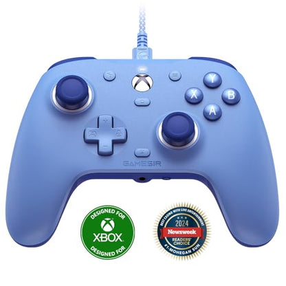 GameSir G7 SE Wired Controller for Xbox Series X|S, Xbox One & Windows 10/11, Plug and Play Gaming Gamepad with Hall Effect Joysticks/Hall Trigger, 3.5mm Audio Jack (Blue) - color: Blue