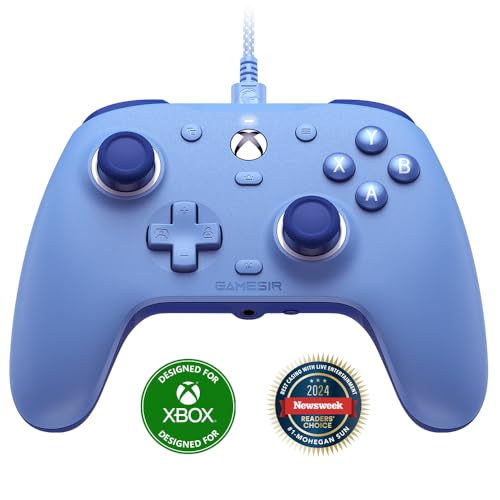 GameSir G7 SE Wired Controller for Xbox Series X|S, Xbox One & Windows 10/11, Plug and Play Gaming Gamepad with Hall Effect Joysticks/Hall Trigger, 3.5mm Audio Jack (Blue) - color: Blue