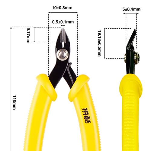 Piececool DIY Tools Set for Metal Earth Model Kits, 2pcs/set Professional Clipper and Needle Nose Pliers for Metal Puzzles Assembling Cutting and Bending Tools Kit