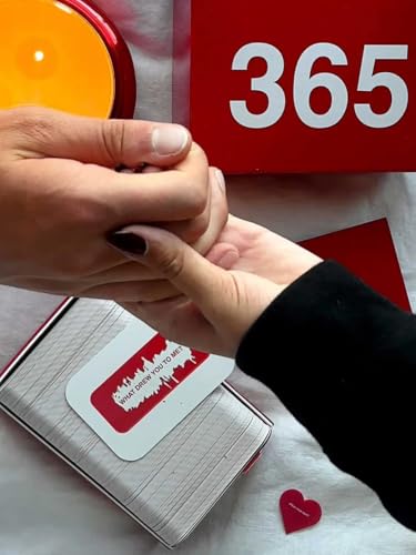 WE’RE NOT Really Strangers 365 Card Game – Daily Conversation Cards for Couples – Gift for Partners, Fun & Meaningful Scratch-Off Relationship & Marriage Activities & Questions, Ages 18+, 2 Players - style: 365