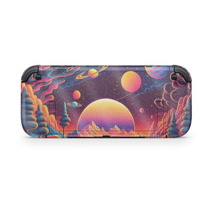 Glossy Glitter Gaming Skin Compatible with Nintendo Switch 2 Console Only - Surreal Starscape - Premium 3M Vinyl Protective Wrap Decal Cover - Easy to Apply | Crafted in The USA by MightySkins - color: Surreal Starscape, size: Switch 2 Console Skin Only,