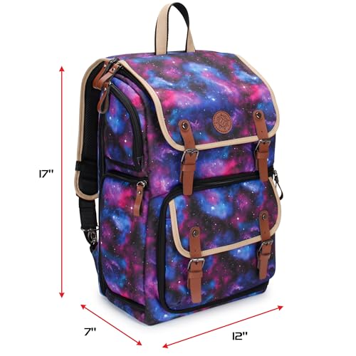 ENHANCE Designer Edition TCG Backpack - MTG Deck Bag Card Binder Space, TCG Deck Box Storage, MTG Playmat Holder - Card Storage Compatible with Magic the Gathering, Pokemon, Lorcana (Canvas Galaxy) - color: Canvas Galaxy