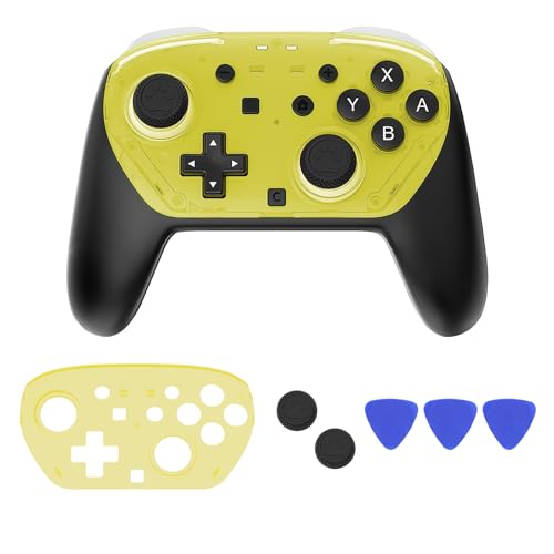 DLseego Hard Surface Replacement Case for Nintendo Switch 2 Pro Controller, Hard Shell Surface Protector, Portable Travel Storage, Shock-Proof, Anti-Scratch, Water-Resistant Accessory Cover - Yellow - color: Yellow