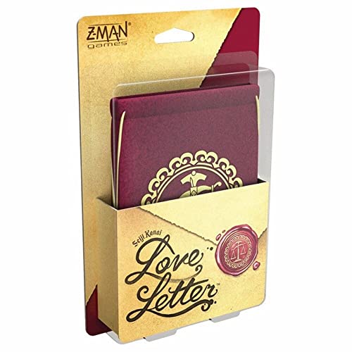 Love Letter Card Game - Prove Your Worth to The Princess! Deduction and Player Elimination Strategy Game for Kids and Adults, Ages 10+, 2-6 Players, 20 Minute Playtime, Made by Z-Man Games