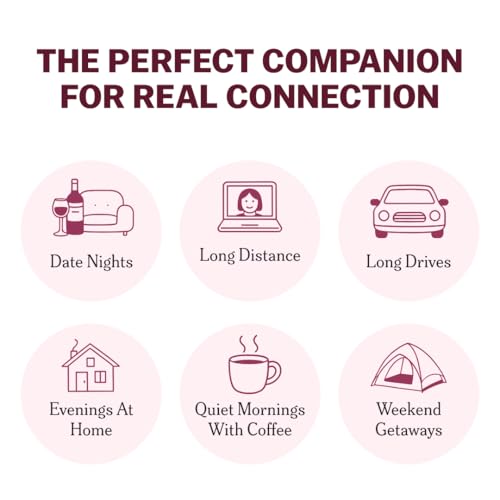 TALES 150 Conversation Cards, Perfect for Dinners, Road Trips, Classrooms & Game Nights, Gifts & Gatherings, Conversation Starters to Spark Creativity (Couples Edition) - color: Couples Edition