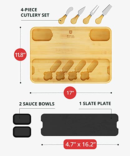 CHEESE BOARD WITH SLATE PLATE - style: 3-4 Guests
