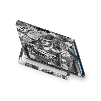 Glossy Glitter Gaming Skin Compatible with Nintendo Switch 2 Premium Kit - Mono Hip Hop - Premium 3M Vinyl Protective Wrap Decal Cover - Easy to Apply | Crafted in The USA by MightySkins - color: Mono Hip Hop, size: Switch 2 Premium Kit, style: Glossy Gli