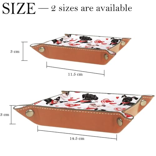 Dogs Hearts Dice Tray Dice Rolling Tray Folding Dice Holder for Dice Games, Like RPG, DND and Other Table Games - color: Multi 6