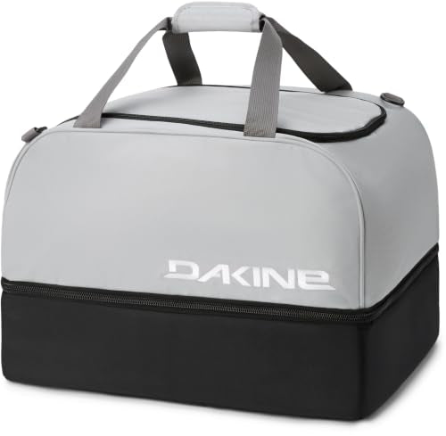Dakine Boot Locker 69L Ski & Snowboard Boot and Gear Bag | Split-level design keeps boots away from clothes; tarp-lined boot section doubles as a changing mat in the parking lot. - color: GRIFFIN, size: 69L