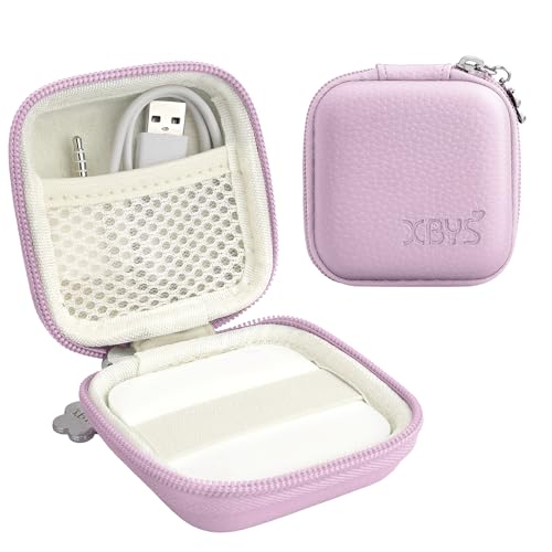 Hard Case for Square Contactless & Chip Reader 1st/2nd Gen, Purple | Square Card Reader Case, Mini Carrying Bag for Credit Card Scanner, Charger Cords, USB Cables & Small Electronic Accessories - color: Purple