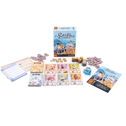 Pandasaurus Games Castle Combo Card Game - Maximize Combos in This Card Placement Strategy Game, Quick Competitive Family Fun for Kids & Adults, Ages 10+, 2-5 Players, 15-30 Minute Playtime