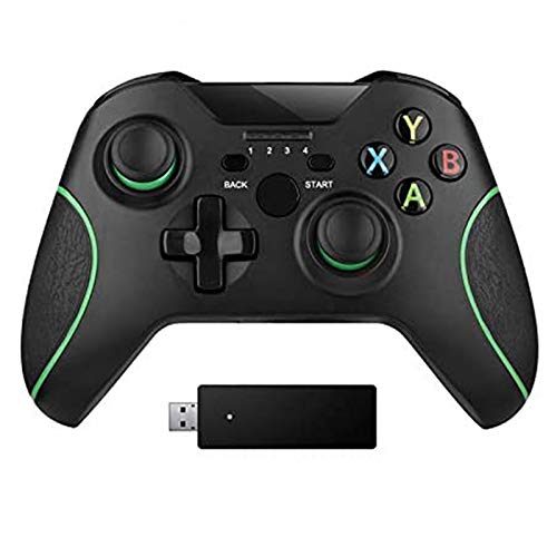 TECTINTER 2.4G Wireless Controller Compatible with Xbox One Gamepad Joystick for PC PS3 Android Smartphone (with Phone Clip) - color: With phone Clip