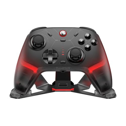 GameSir Cyclone 2 Wireless PC Controller — 1000Hz Polling Rate, TMR Joysticks, Hall Effect & Micro 2-in-1 Triggers, PC Gaming Controller for PC/Android/Switch/Switch 2 with Charging Dock (Black) - color: Black