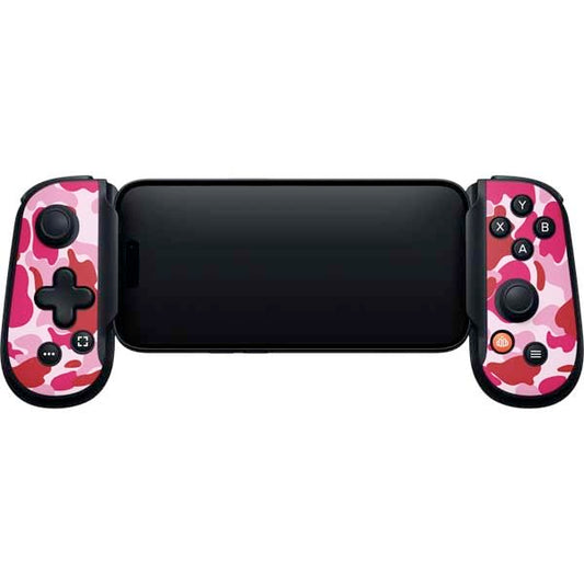 Skinit Decal Gaming Skin Compatible with Backbone One for iPhone Game Controller - Pink Street Camo Design - color: Pink - CAMBPE10