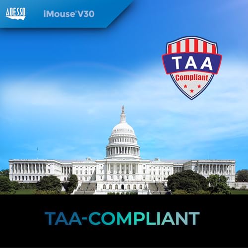 Adesso iMouse V30 Wireless Adjustable Vertical Ergonomic Mouse with Customizable Angles and DPI Switch - Advanced Optical Sensor Technology, Reduces Wrist Strain, 2.4GHz USB Receiver, TAA-Compliant