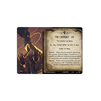 Arkham Horror The Card Game In the Clutches of Chaos MYTHOS PACK - Battle Reality-Bending Breaches! Cooperative Living Card Game, Ages 14+, 1-4 Players, 1-2 Hour Playtime, Made by Fantasy Flight Games - style: In the Clutches of Chaos