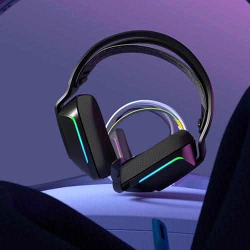 Logitech G733 Lightspeed Wireless Gaming Headset - Black | Suspension Headband, Blue VO!CE Mic, PRO-G Audio, PC, PS5, PS4, Switch Compatible - color: Black