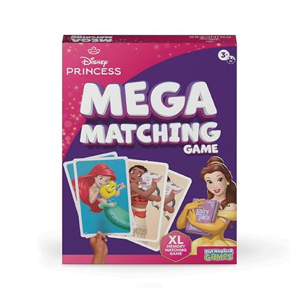 Disney Princess Giant Matching Card Game, Memory Game, Jumbo Playing Cards | Disney Toys, Giant Card Games, Family Game Night, Travel Games, Playing Cards, Screen-Free, Travel Game, Holiday Game