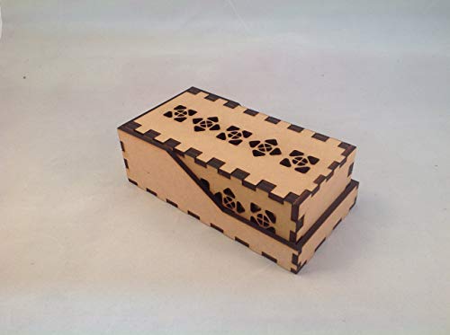 Dragon Mini Dice Tower v3 Neon Pink Acrylic Window Laser Cut MDF Unique Fast Shipping