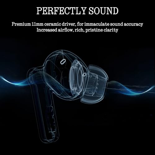 Nothing Ear Wireless Earbuds Bluetooth, 45dB Hybrid Smart ANC Earbuds, 11mm Deep Bass Boost, Hi-Res Audio with LDAC & LHDC 5.0, 6 Mics Call, 40.5H Playtime with Fast Charging Case, ChatGPT Supported - color: Black