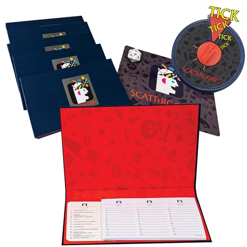 Winning Moves Scattergories 30th Anniversary Edition | Includes Classic Mechanical Timer and Classic Categories, 2 to 6 Players, Ages 12+