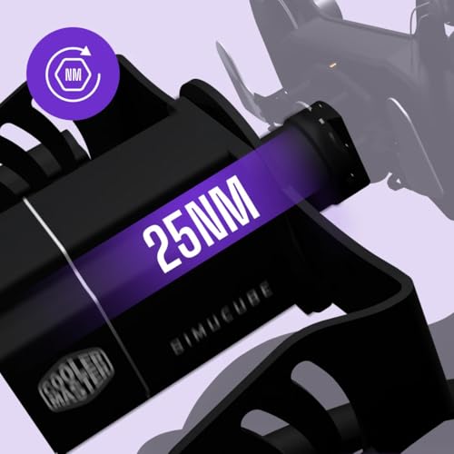 Cooler Master x Simucube 2 Pro Direct Drive Wheelbase – 25Nm High-Torque Force Feedback, Ultra-Precise Direct Drive, Pro Sim Racing Performance, Low Latency, PC Compatible